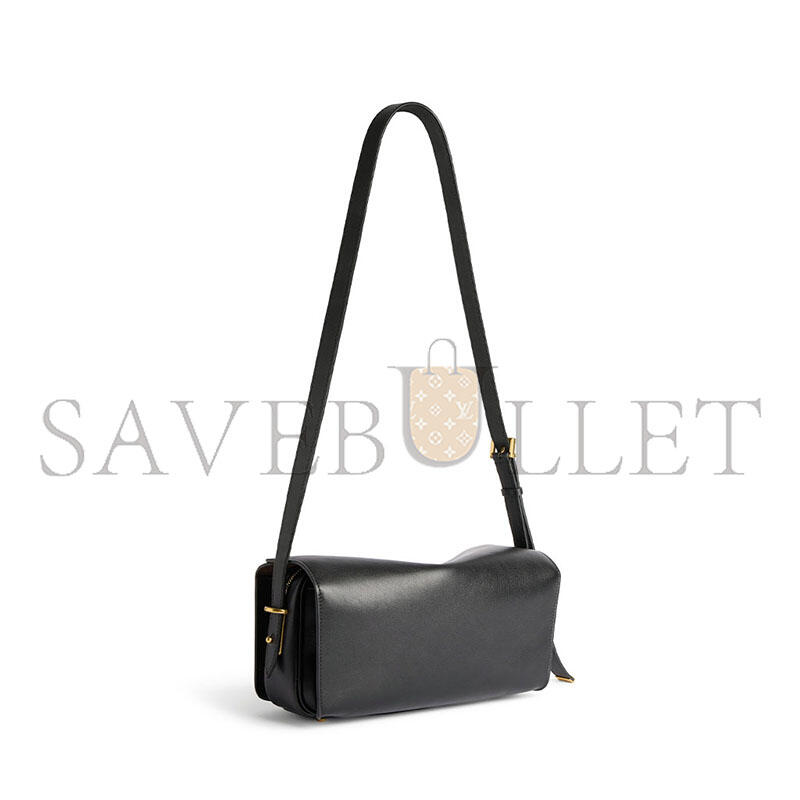 BALENCIAGA WOMEN'S LE 7 SHOULDER BAG MEDIUM IN BLACK 8681022ACJZ1053 (26*13.5*10cm)